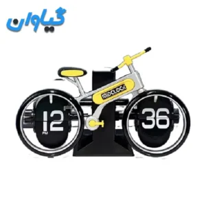 ساعت ورقه ای طرح دوچرخه