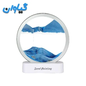 چراغ خواب دکوراتیو طرح ساعت شنی